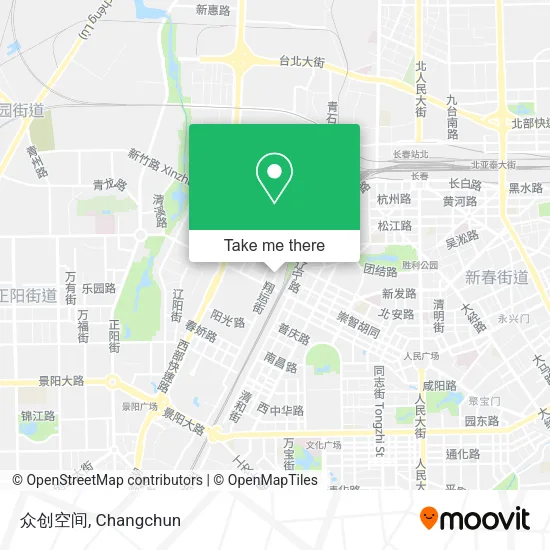 众创空间 map