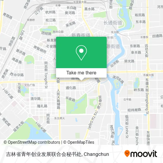 吉林省青年创业发展联合会秘书处 map
