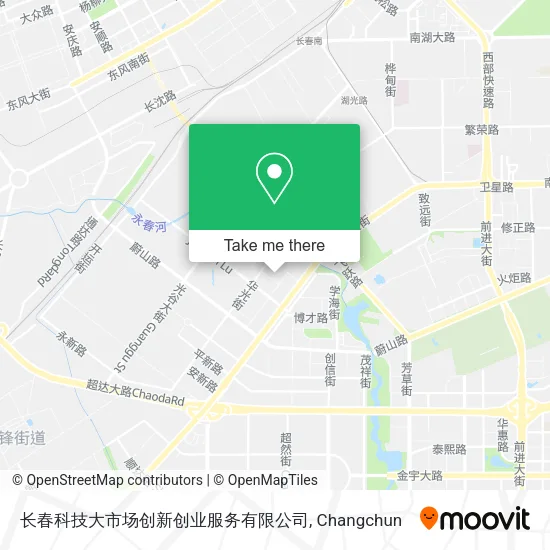 长春科技大市场创新创业服务有限公司 map