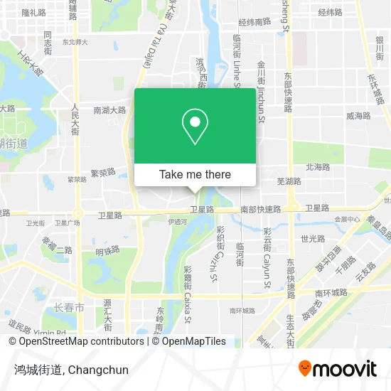 鸿城街道 map