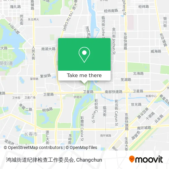 鸿城街道纪律检查工作委员会 map