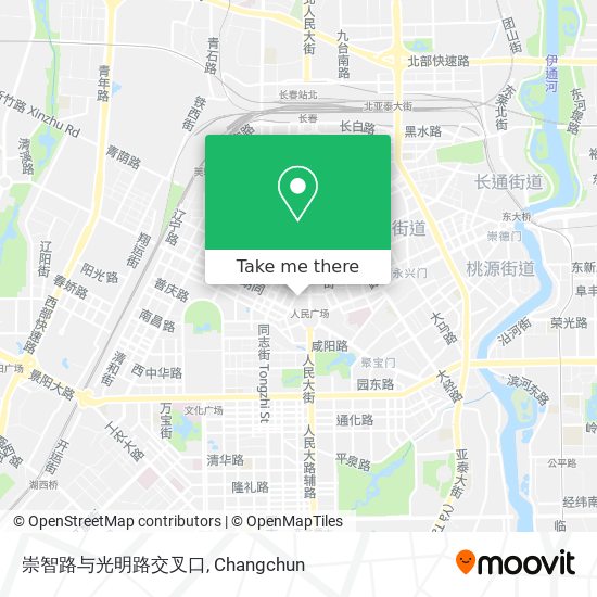 崇智路与光明路交叉口 map