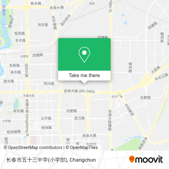 长春市五十三中学(小学部) map