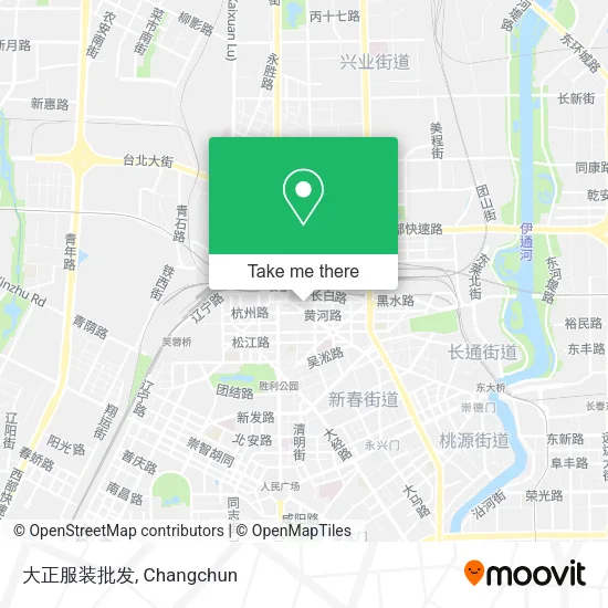 大正服装批发 map