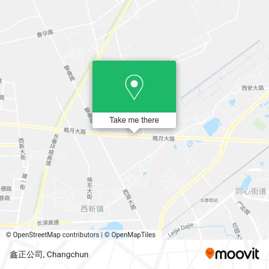 鑫正公司 map