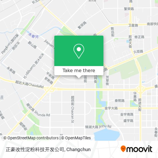 正豪改性淀粉科技开发公司 map