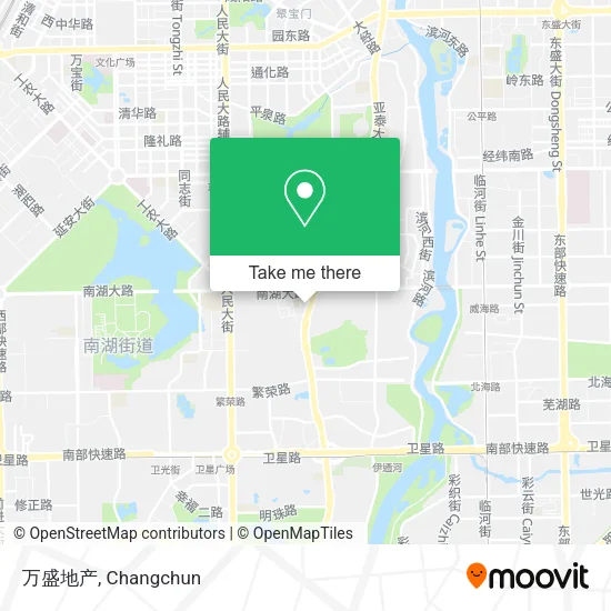 万盛地产 map