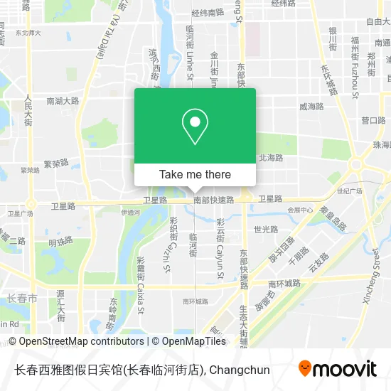 长春西雅图假日宾馆(长春临河街店) map