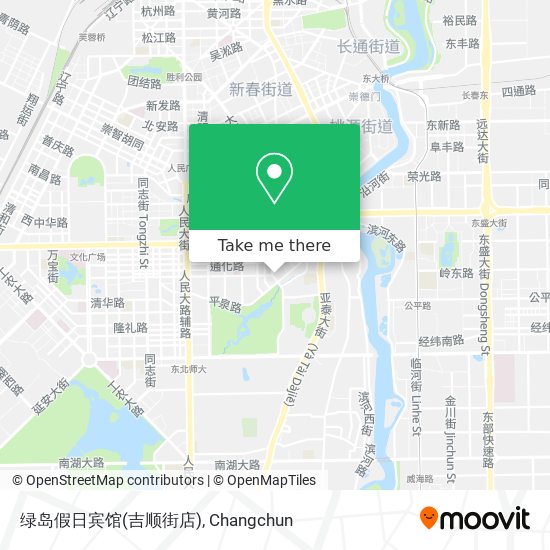 绿岛假日宾馆(吉顺街店) map