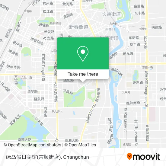 绿岛假日宾馆(吉顺街店) map