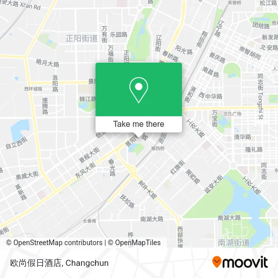 欧尚假日酒店 map