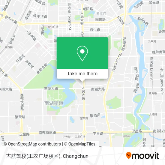 吉航驾校(工农广场校区) map