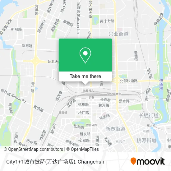 City1+1城市披萨(万达广场店) map