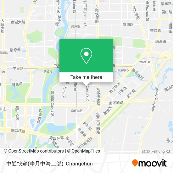 中通快递(净月中海二部) map