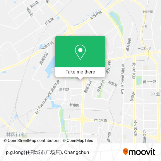 p.g.long(住邦城市广场店) map