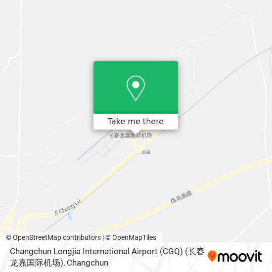 Changchun Longjia International Airport (CGQ) (长春龙嘉国际机场) map