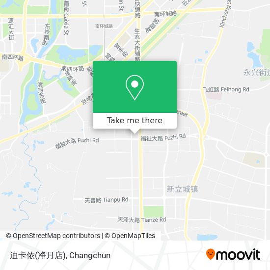迪卡侬(净月店) map