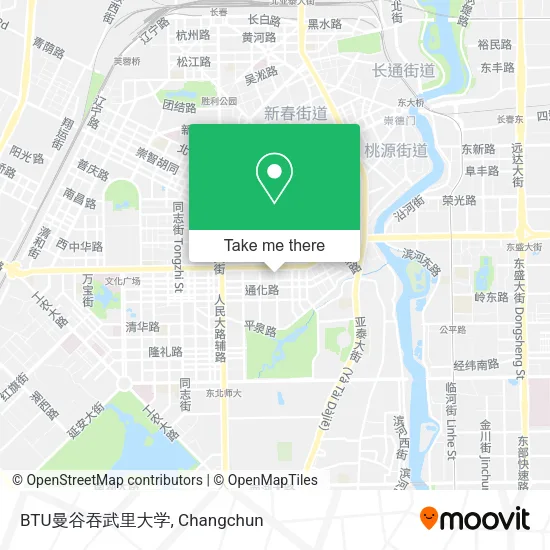 BTU曼谷吞武里大学 map