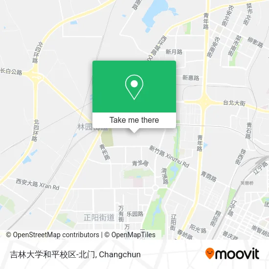 吉林大学和平校区-北门 map