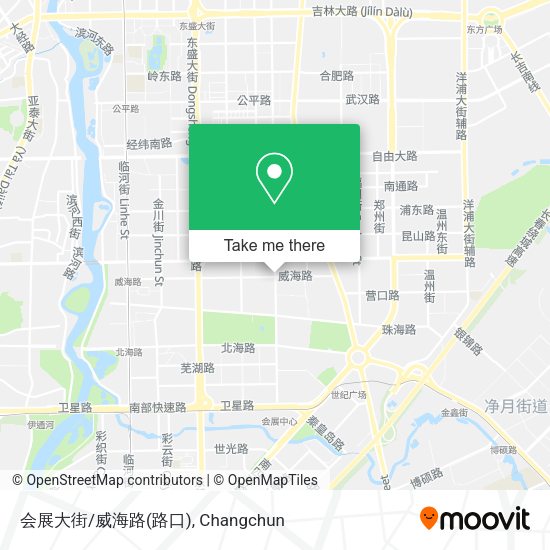 会展大街/威海路(路口) map