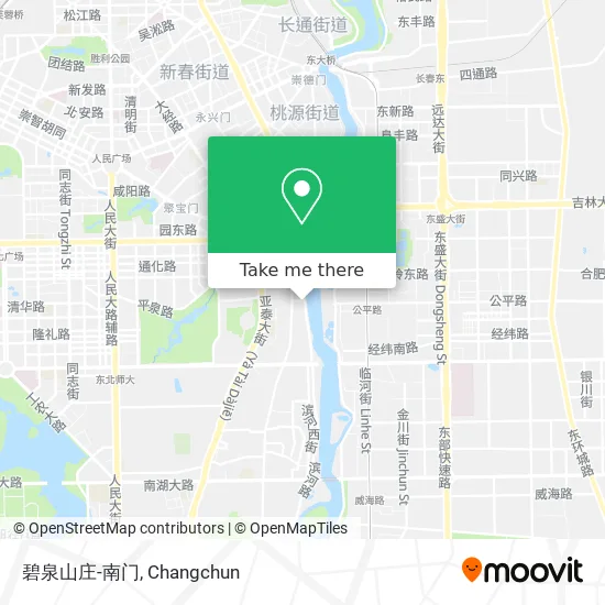 碧泉山庄-南门 map