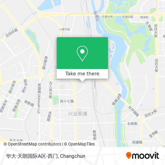 华大·天朗国际A区-西门 map
