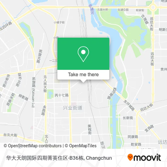 华大天朗国际四期菁英住区-B36栋 map