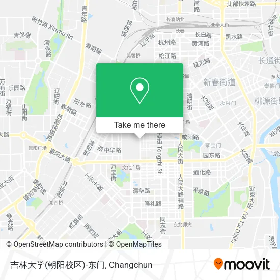 吉林大学(朝阳校区)-东门 map
