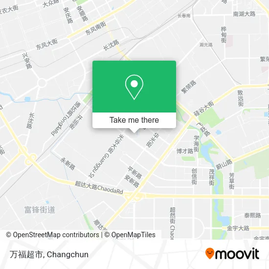 万福超市 map