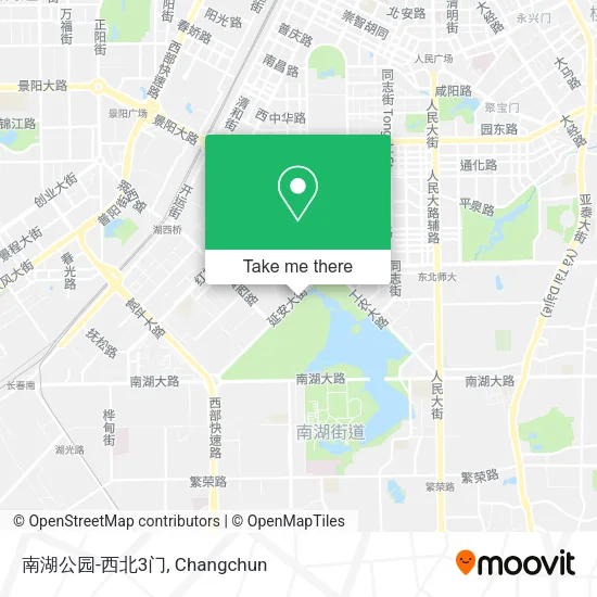 南湖公园-西北3门 map