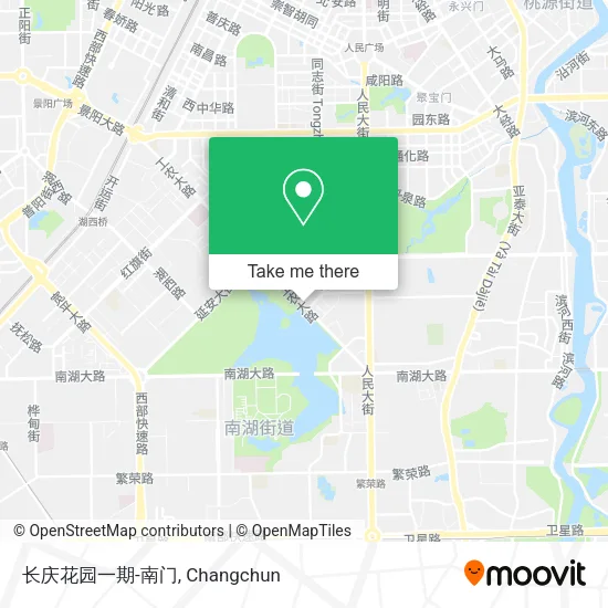 长庆花园一期-南门 map