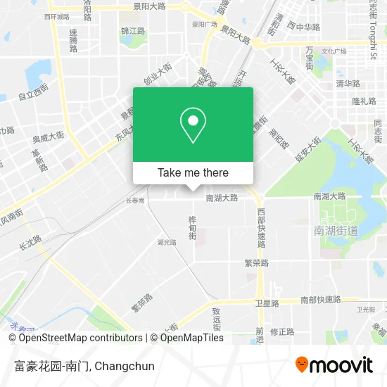 富豪花园-南门 map
