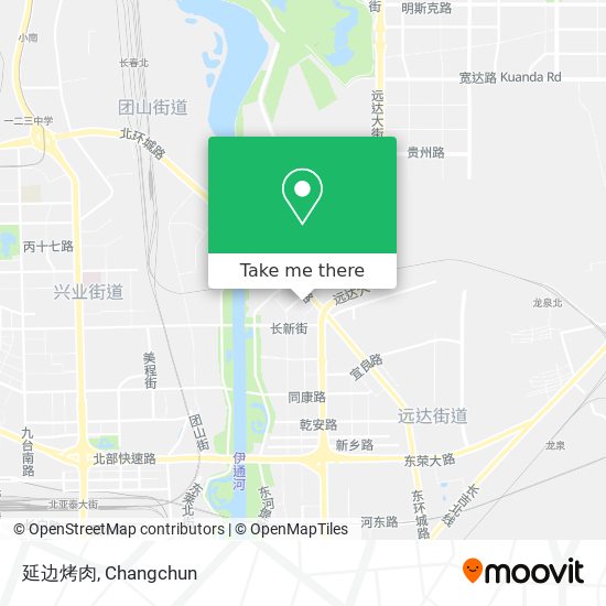 延边烤肉 map