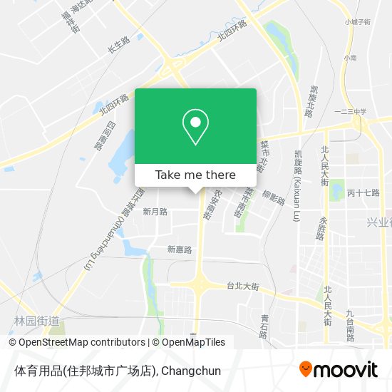 体育用品(住邦城市广场店) map