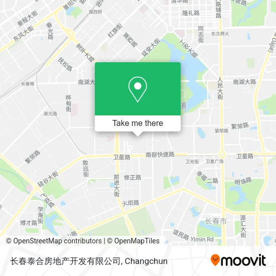 长春泰合房地产开发有限公司 map