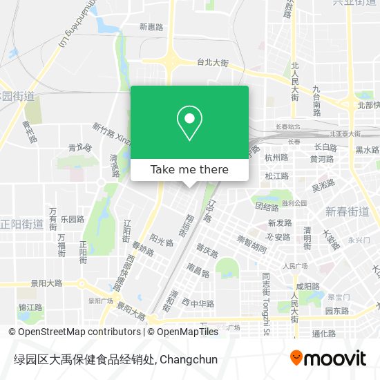 绿园区大禹保健食品经销处 map
