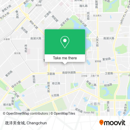 晟泽美食城 map