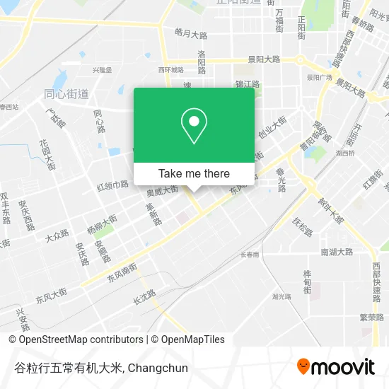 谷粒行五常有机大米 map
