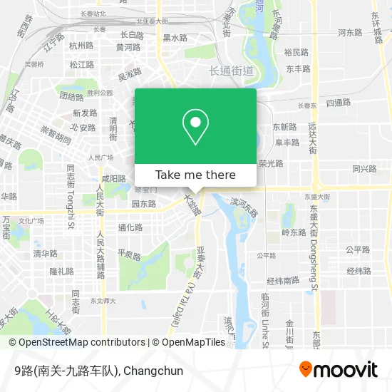 9路(南关-九路车队) map