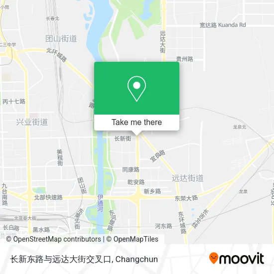 长新东路与远达大街交叉口 map
