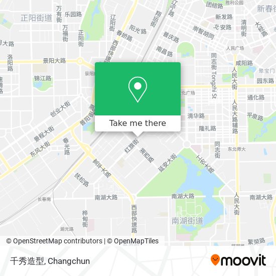 千秀造型 map