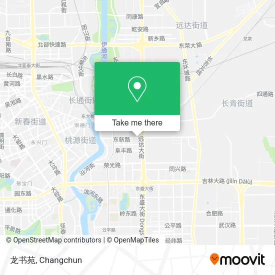 龙书苑 map