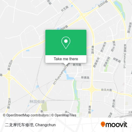 二龙摩托车修理 map