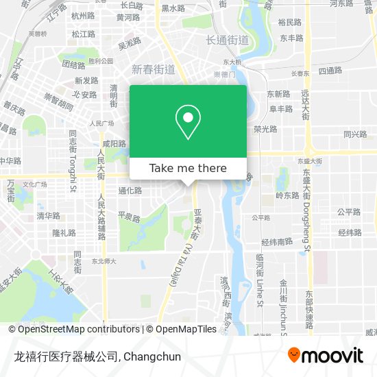 龙禧行医疗器械公司 map