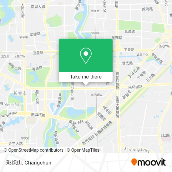 彩织街 map