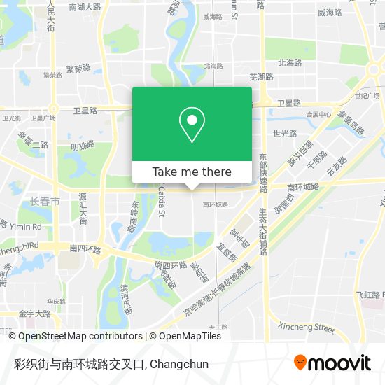 彩织街与南环城路交叉口 map