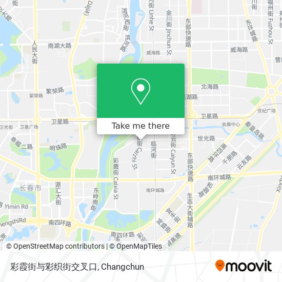 彩霞街与彩织街交叉口 map