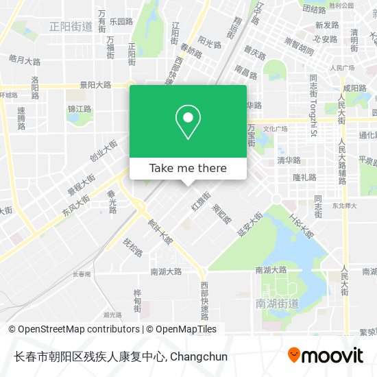 长春市朝阳区残疾人康复中心 map