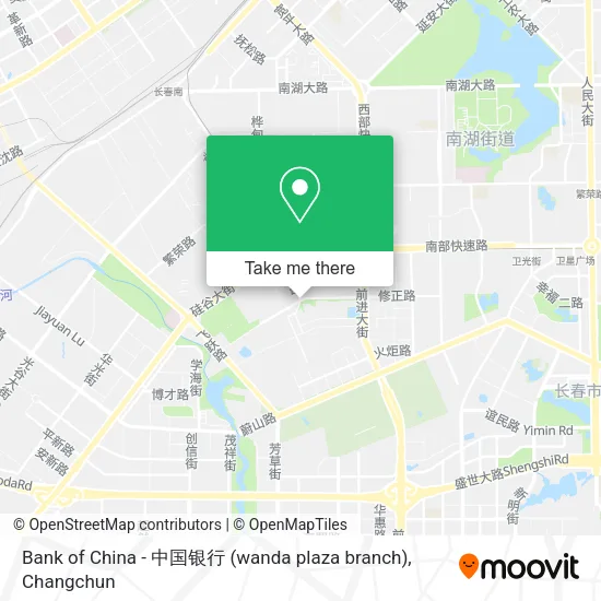 Bank of China - 中国银行 (wanda plaza branch) map