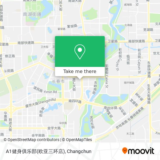 A1健身俱乐部(欧亚三环店) map
